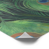 ハウンツオブザピーコックプリント ポスター (角)