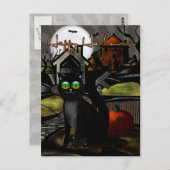 ハウンテッドヒルズ フォークアート ハロウィン ポストカード (正面/裏面)