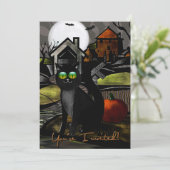 ハウンテッドヒルズ フォークアート ハロウィン 招待状 (スタンド正面)