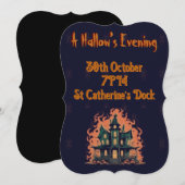 ハウントハウス ハロウィンイブ 招待状 (正面/裏面)