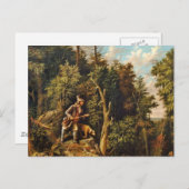 ハウンドでファン・ウィンクルを引き裂く ポストカード (正面/裏面)