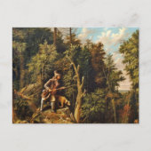 ハウンドでファン・ウィンクルを引き裂く ポストカード (正面)