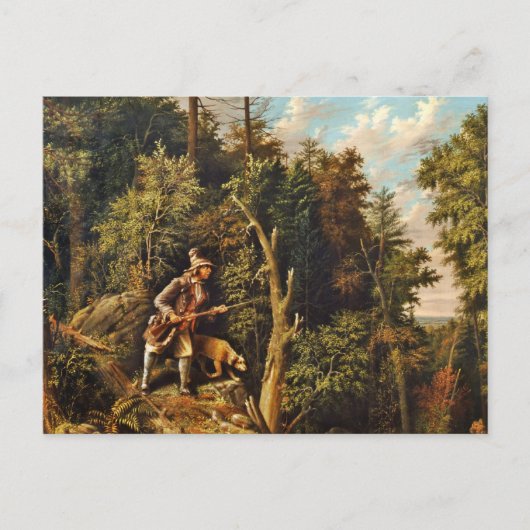 ハウンドでファン・ウィンクルを引き裂く ポストカード (正面)