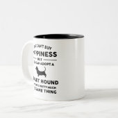 ハウンドの幸せを選ぶ ツートーンマグカップ (正面左)