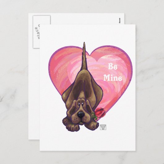 ハウンドグッドバレンタインデー シーズンポストカード (正面/裏面)