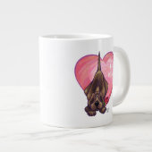 ハウンドグッドバレンタインデー ジャンボコーヒーマグカップ (正面右)