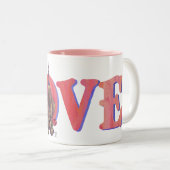 ハウンドグッドバレンタインデー ツートーンマグカップ (正面右)