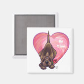 ハウンドグッドバレンタインデー マグネット (正面/裏面)