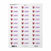 ハウンドグッドバレンタインデー ラベル (フルシート)