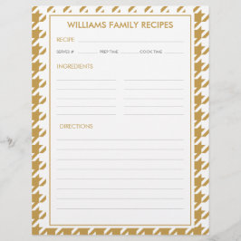 ハウンドストゥース ファミリー ネーム レシピ インサート