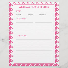 ハウンドストゥース ファミリー ネーム レシピ インサート