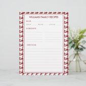 ハウンドストゥース ファミリー ネーム レシピ インサート (スタンド正面)