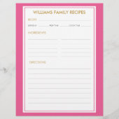 ハウンドストゥース 家族名 レシピ 挿入 (裏面)