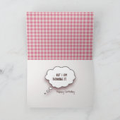 ハウンドッグが老いた誕生日 カード (内部)