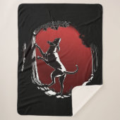 ハウンドッグアートブランケット狩りドッグシェルパブランケット シェルパブランケット (正面)