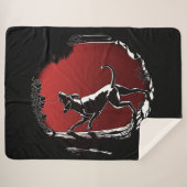 ハウンドッグアートブランケット狩りドッグシェルパブランケット シェルパブランケット (正面(横))