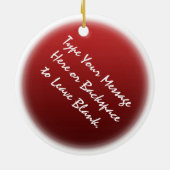 ハウンドッグオーナメントカスタム狩りドッグデコレーション セラミックオーナメント (裏面)