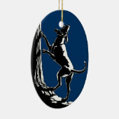 ハウンドッグオーナメントカスタム狩りドッグデコレーション セラミックオーナメント (右)