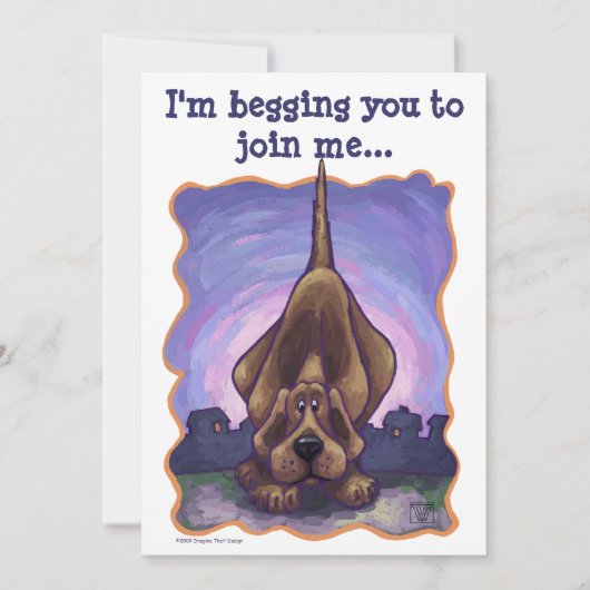 ハウンドッグパーティーセンター 招待状 (正面)