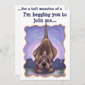 ハウンドッグパーティーセンター 招待状 (正面/裏面)