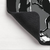 ハウンドッグマウスパッド狩りドッグアートギフト&デコール マウスパッド (コーナー)