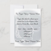 ハウンドッグ招待状パーソナライズ狩りドッグカード 招待状 (裏面)