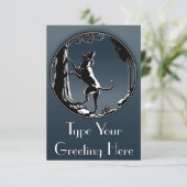 ハウンドッグ招待状パーソナライズ狩りドッグカード 招待状 (スタンド正面)