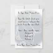 ハウンドッグ招待状パーソナライズ狩りドッグカード 招待状 (裏面)