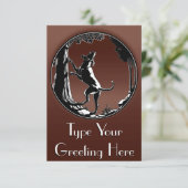 ハウンドッグ招待状パーソナライズ狩りドッグカード 招待状 (スタンド正面)