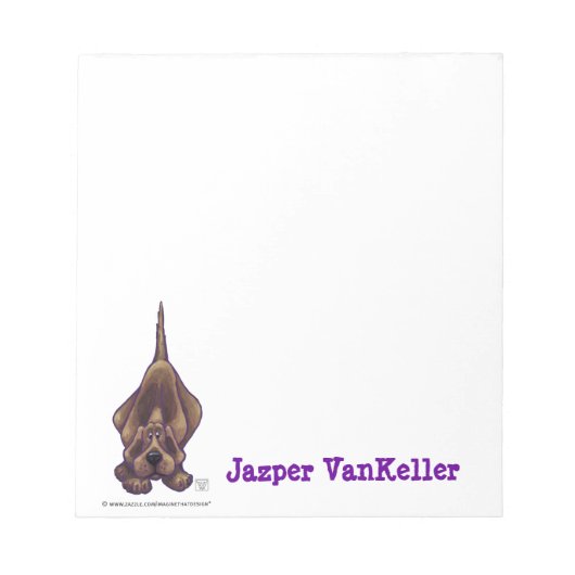 ハウンドッグ文房具 ノートパッド (正面)