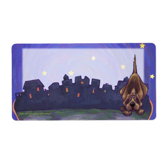 ハウンドッグ文房具 ラベル (正面)