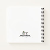 ハウンドッグ&ラブラドールスクエアノート ノートブック (裏面)