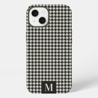 ハウンドトゥース柄モノグラムiPhoneケース iPhone 13ケース