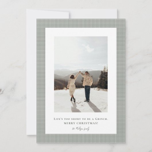 ハウンドトゥース エボニー フレーム フォト シーズンカード (正面)