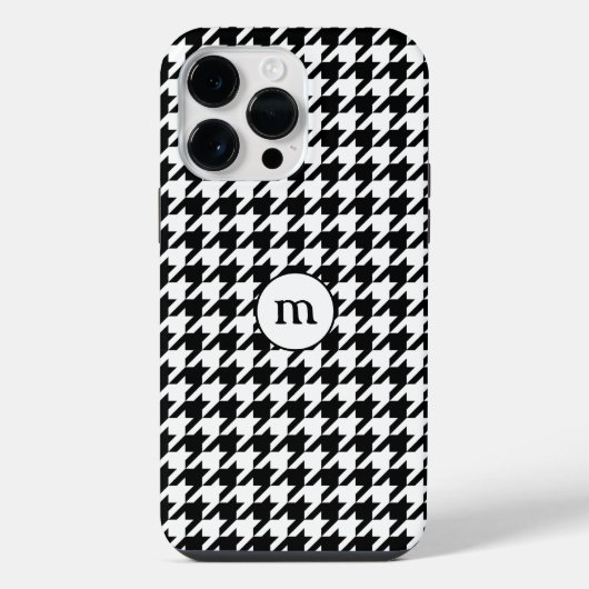 ハウンドトゥース エレガンス iPhoneケース (裏面)