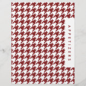 ハウンドトゥース レシピ ディバイダー / 前菜 / カスタム   (正面)