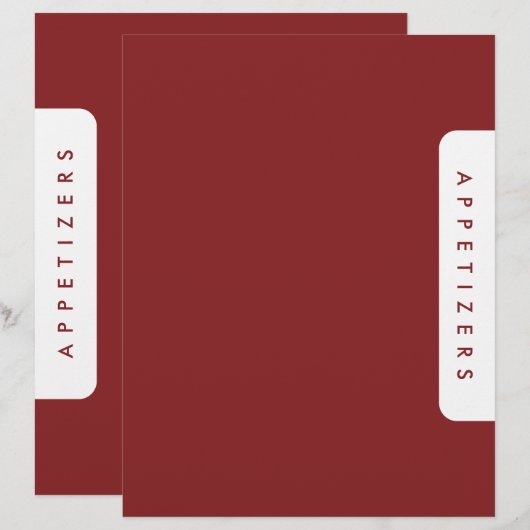 ハウンドトゥース レシピ ディバイダー / 料理の始まり / オーダーメイド T (正面/裏面)