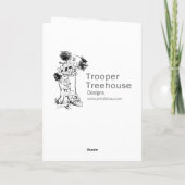 ハウンドドッグのクリスマス シーズンカード (裏面)