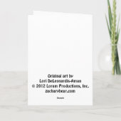 ハウンドドッグのハッピーバースデーカード カード (裏面)