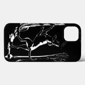 ハウンドドッグのiphone 4ケースの猟犬の芸術の場合 Case-Mate iPhoneケース (裏面 (横))