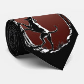 ハウンドドッグは猟犬の恋人の芸術のネクタイを結びます ネクタイ (ロール)