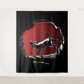 ハウンドドッグアートタペストリー狩りドッグラバータペストリー タペストリー (正面)