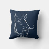 ハウンドドッグアート装飾用クッション狩りドッグピロー クッション (裏面)