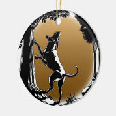 ハウンドドッグオーナメントカスタム狩りドッグデコレーション セラミックオーナメント (左)