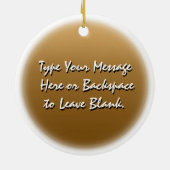 ハウンドドッグオーナメントカスタム狩りドッグデコレーション セラミックオーナメント (裏面)