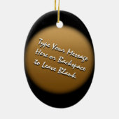 ハウンドドッグオーナメントカスタム狩りドッグデコレーション セラミックオーナメント (裏面)