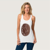 ハウンドドッグタンクトップシャツ レディース 狩猟犬シャツ タンクトップ (正面フル)