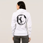 ハウンドドッグフード付きスウェットシャツ女子狩りドッグフード付きシャツ パーカ (裏面フル)