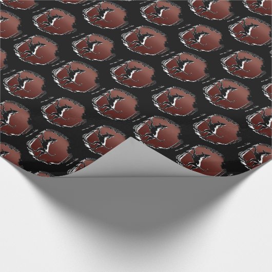 ハウンドドッグラッピング紙狩りドッグギフト紙 ラッピングペーパー (角)