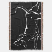 ハウンドドッグ毛布の猟犬の芸術のブランケット スローブランケット (正面縦)